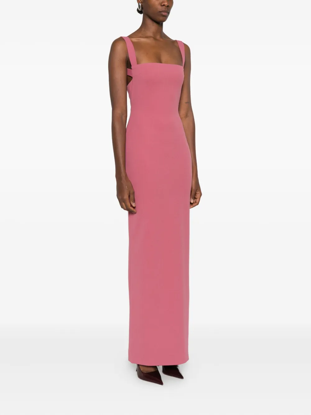 Solace London Joni maxi-jurk Roze