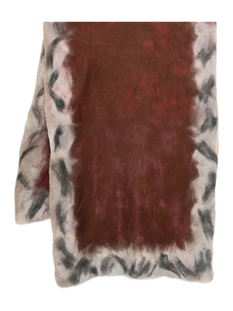 SILVANA jagged-edge scarf