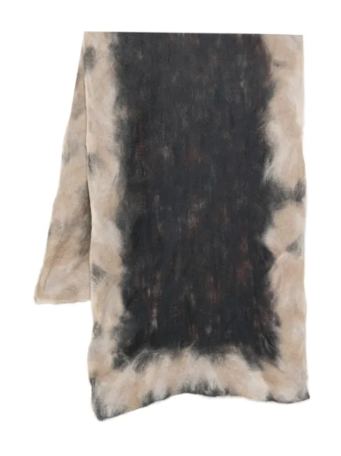 SILVANA jagged-edge scarf