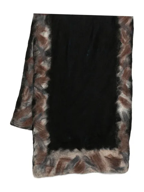 SILVANA jagged-edge scarf