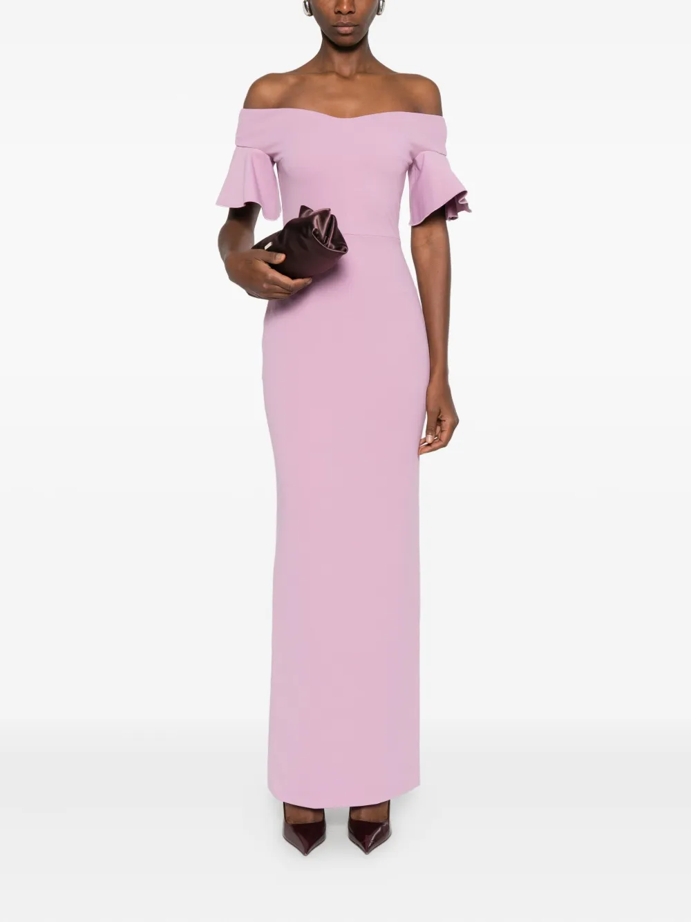 Solace London Cielo maxi dress - Roze