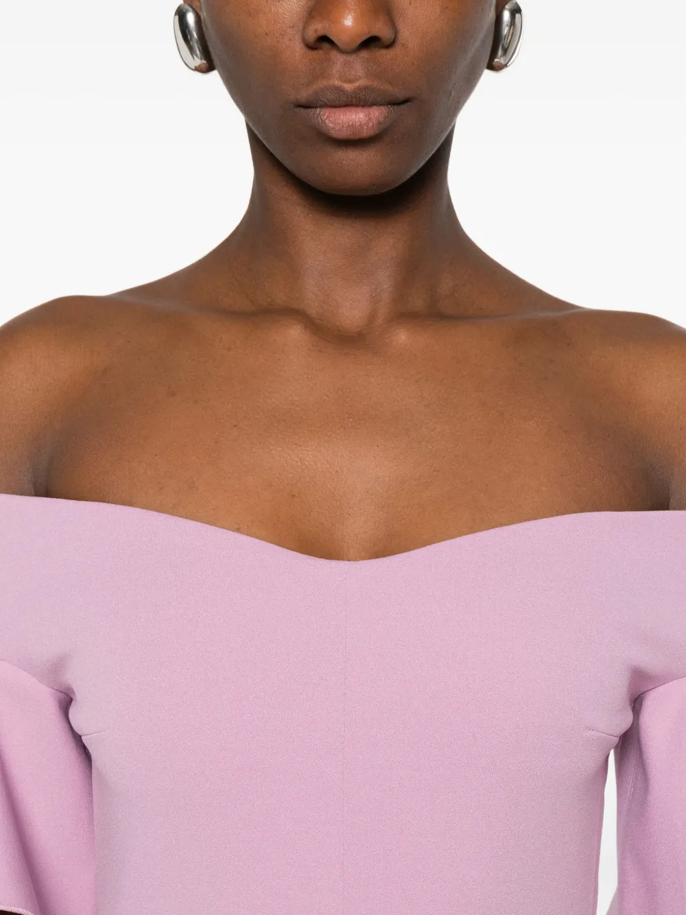 Solace London Cielo maxi-jurk Roze