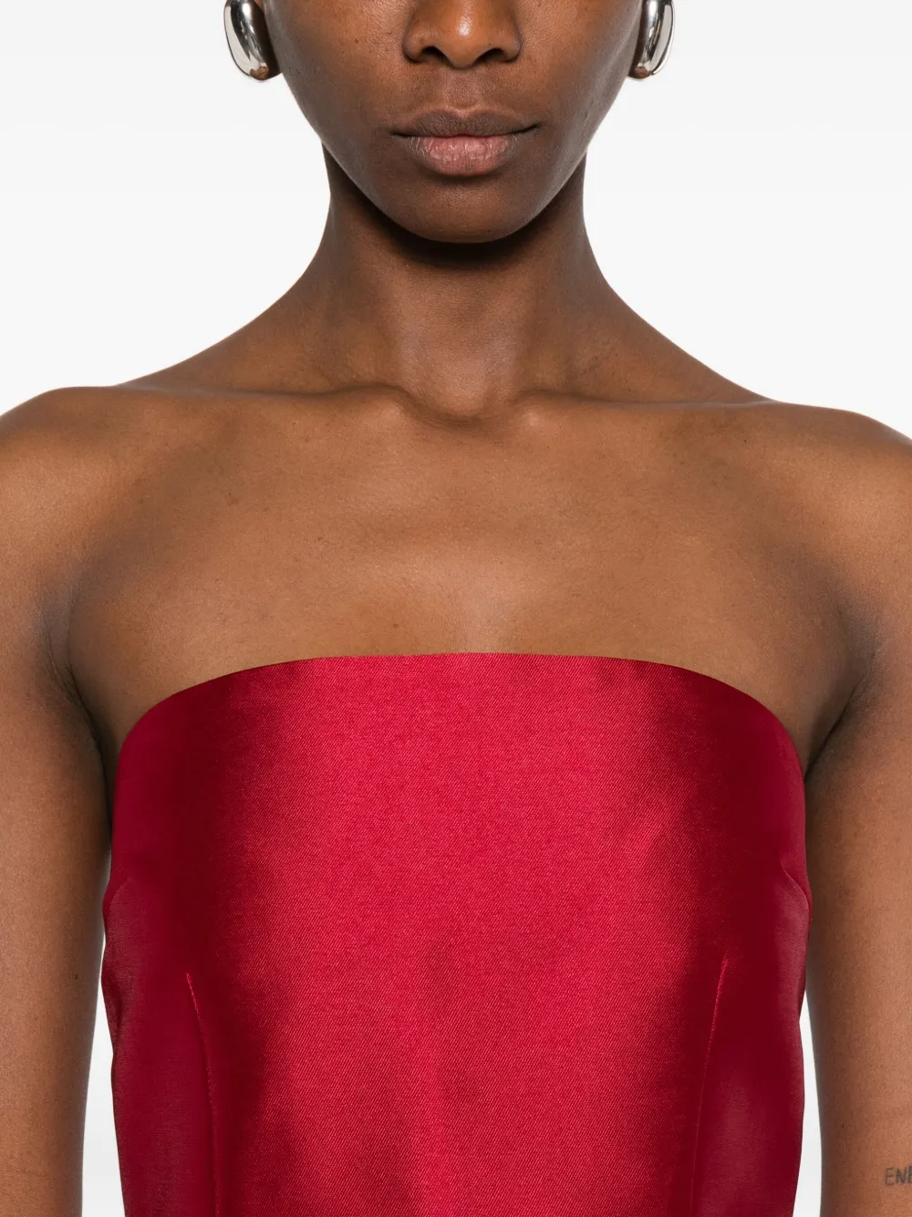 Solace London Renee Maxi Dress In Red