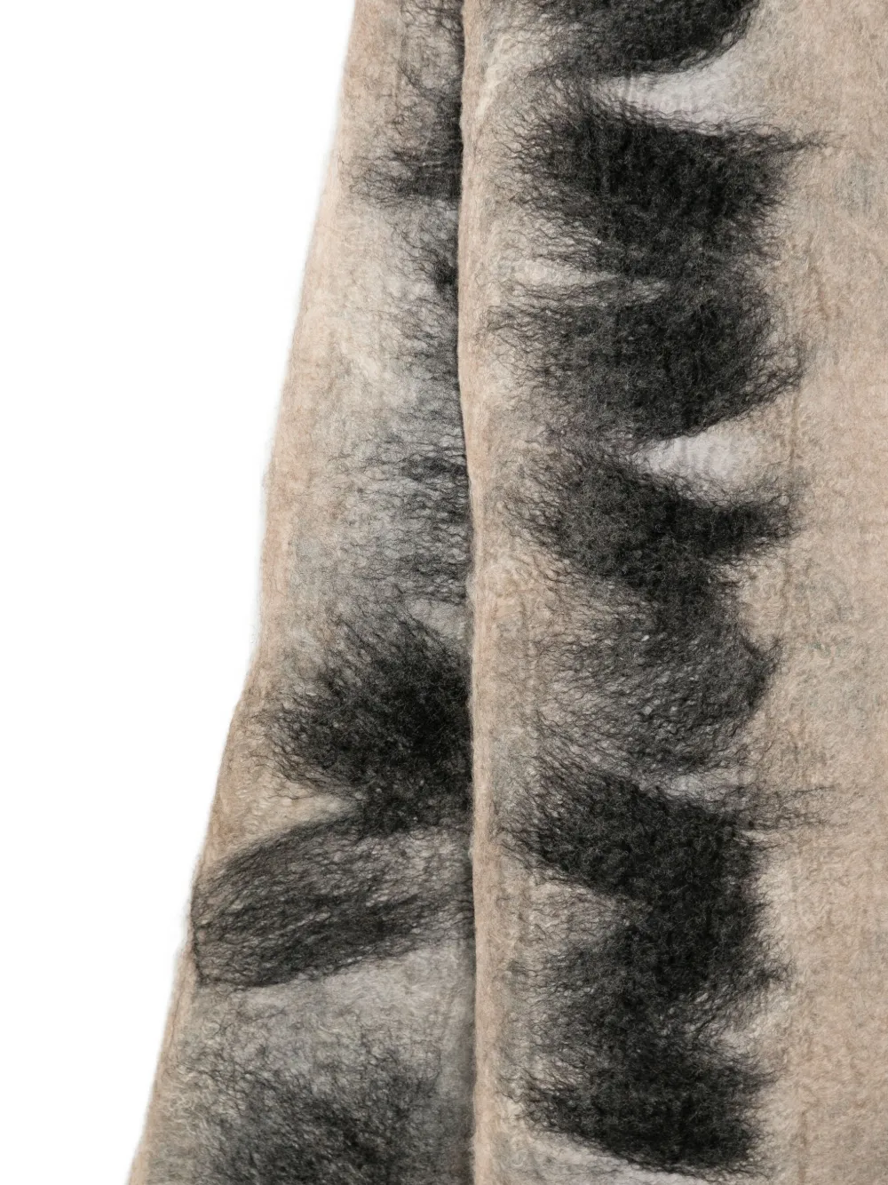 SILVANA jagged-edge scarf - Grijs