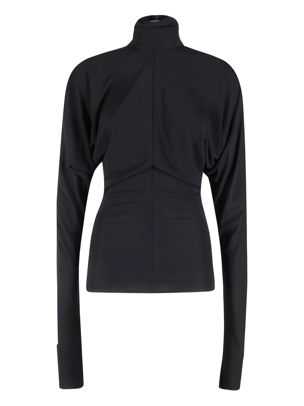 FRANCESCO MURANO cuff turtleneck top | Black | Image 1