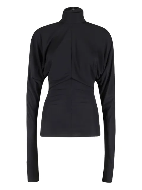 FRANCESCO MURANO cuff turtleneck top