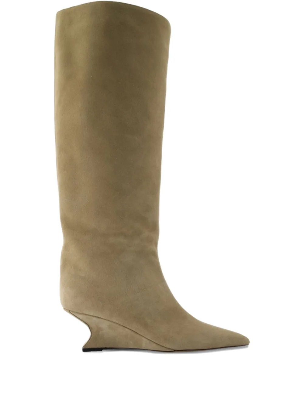 Paris Texas 50mm Nina Pointed-toe Boots In Green