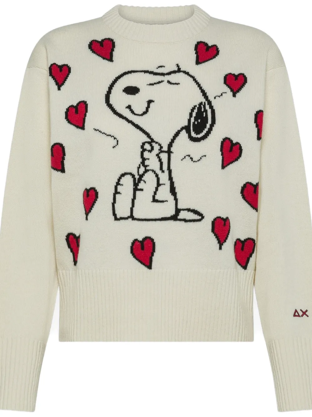 Sun 68 X Peanuts Sweater In White