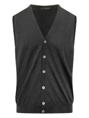 Vivienne Westwood Vネック ニットベスト | ブラック | FARFETCH JP