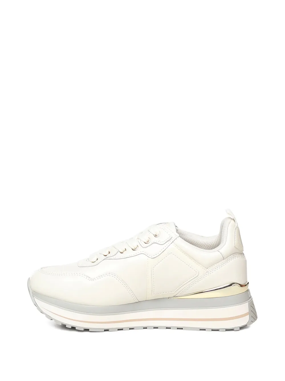 Liu •jo Logo-detail Trainers In Neutral