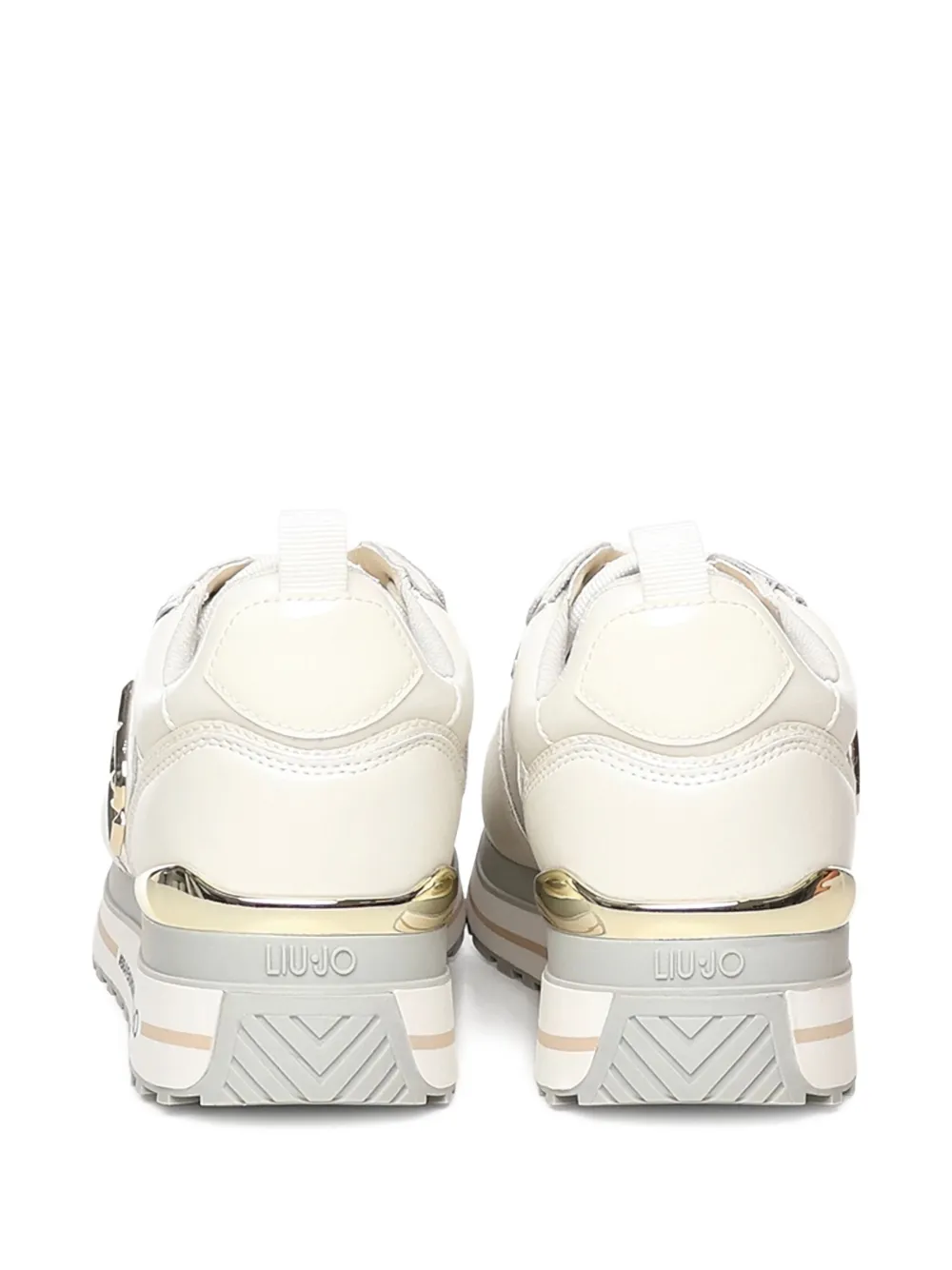 Liu •jo Logo-detail Trainers In Neutral
