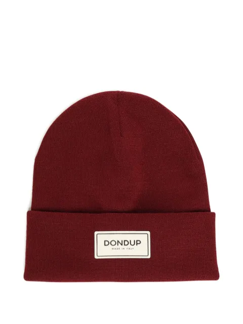 DONDUP logo-patch beanie hat