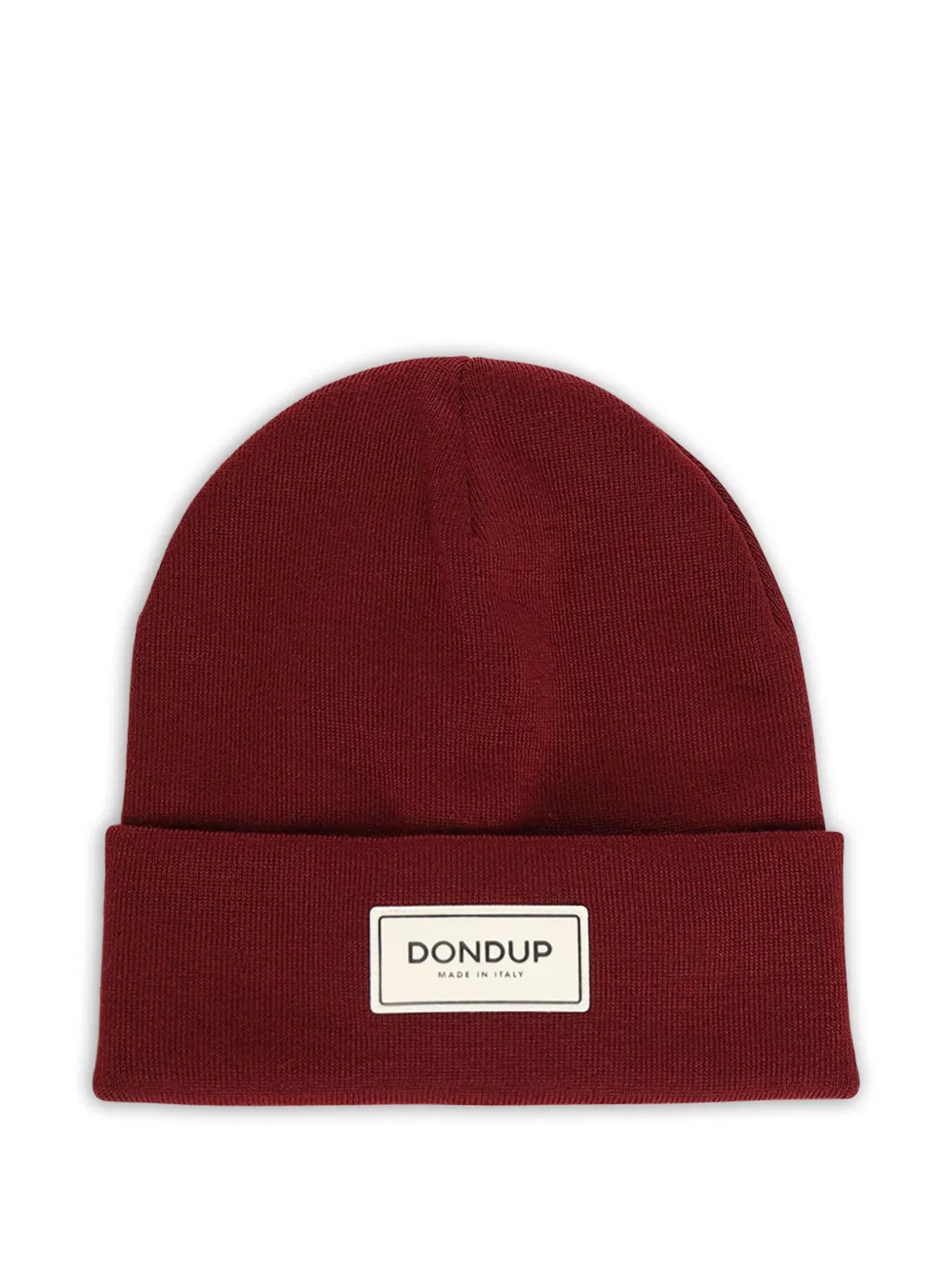 DONDUP logo-patch beanie hat | Red | Image 1