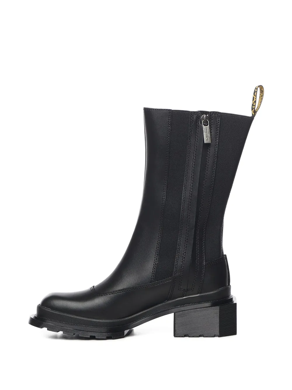 Dr. Martens Maybole Hi Black Wanama Boots Black In Black