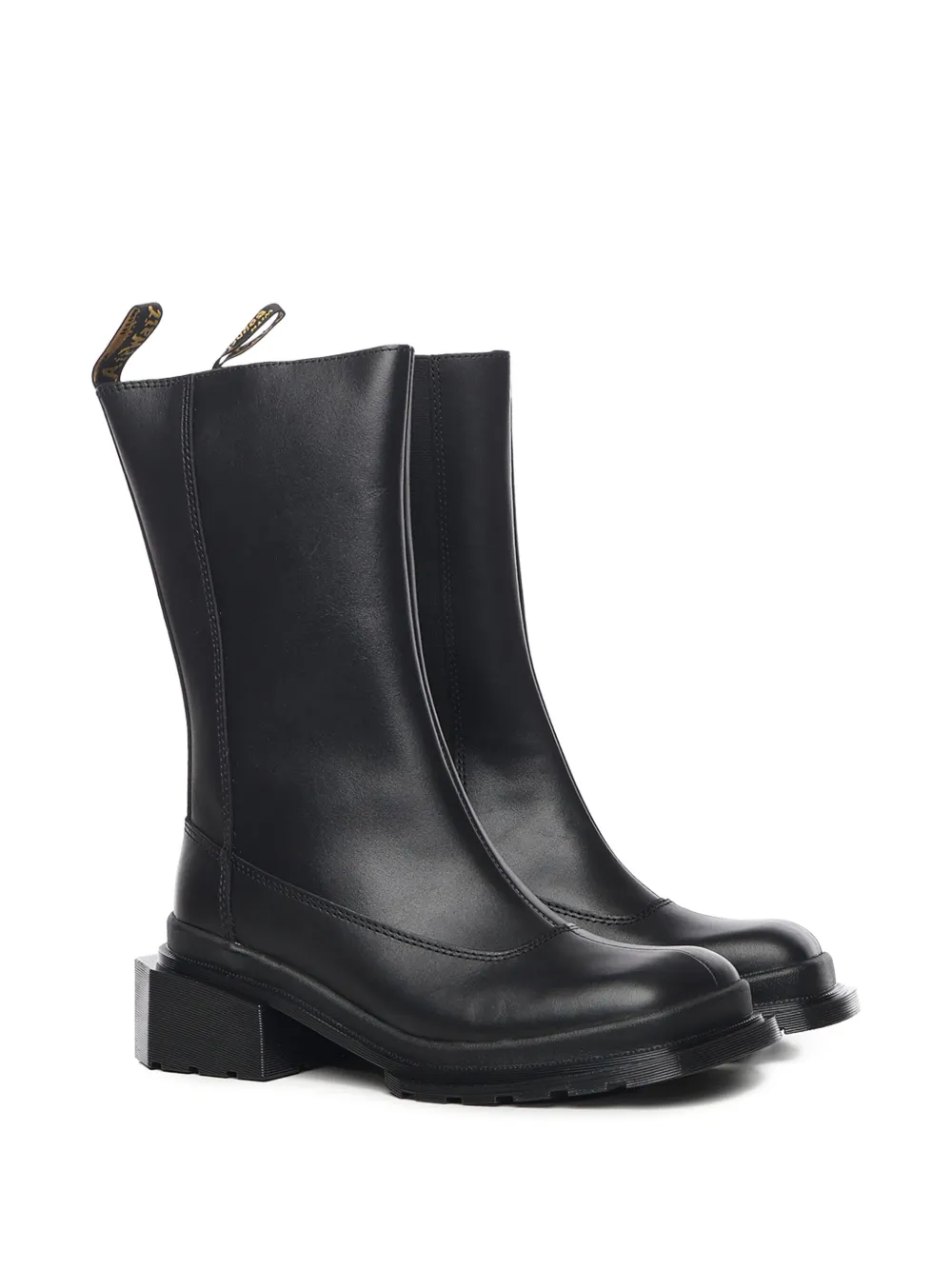 Dr. Martens Maybole laarzen met blokhak Zwart