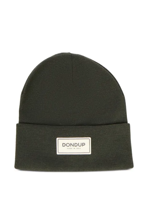 DONDUP logo-patch beanie hat