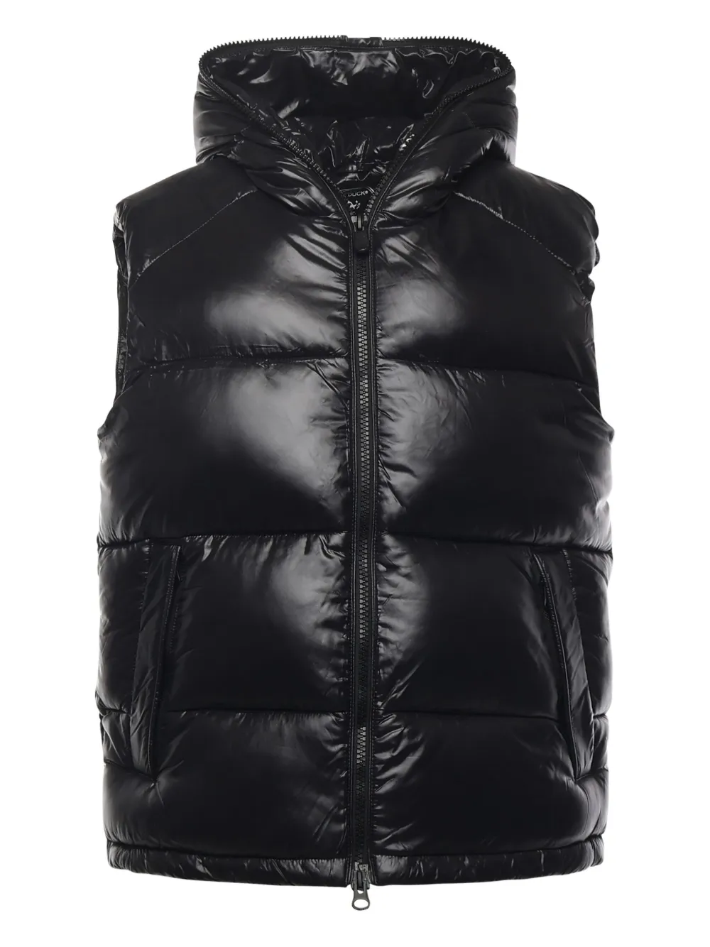 Save The Duck Dexter hooded padded gilet | Black | Image 1