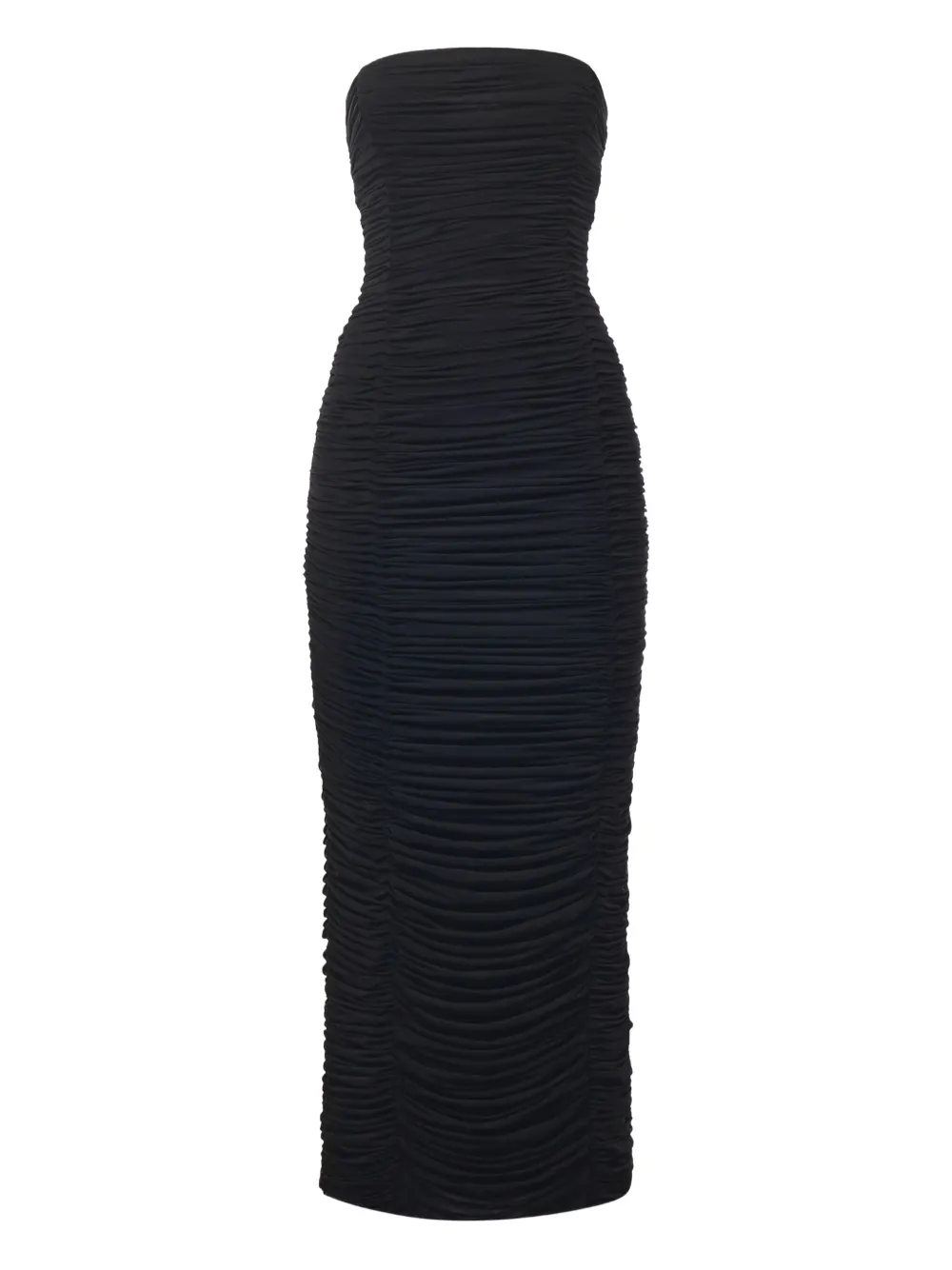 Magda Butrym ruffled strapless dress | Black | Image 1