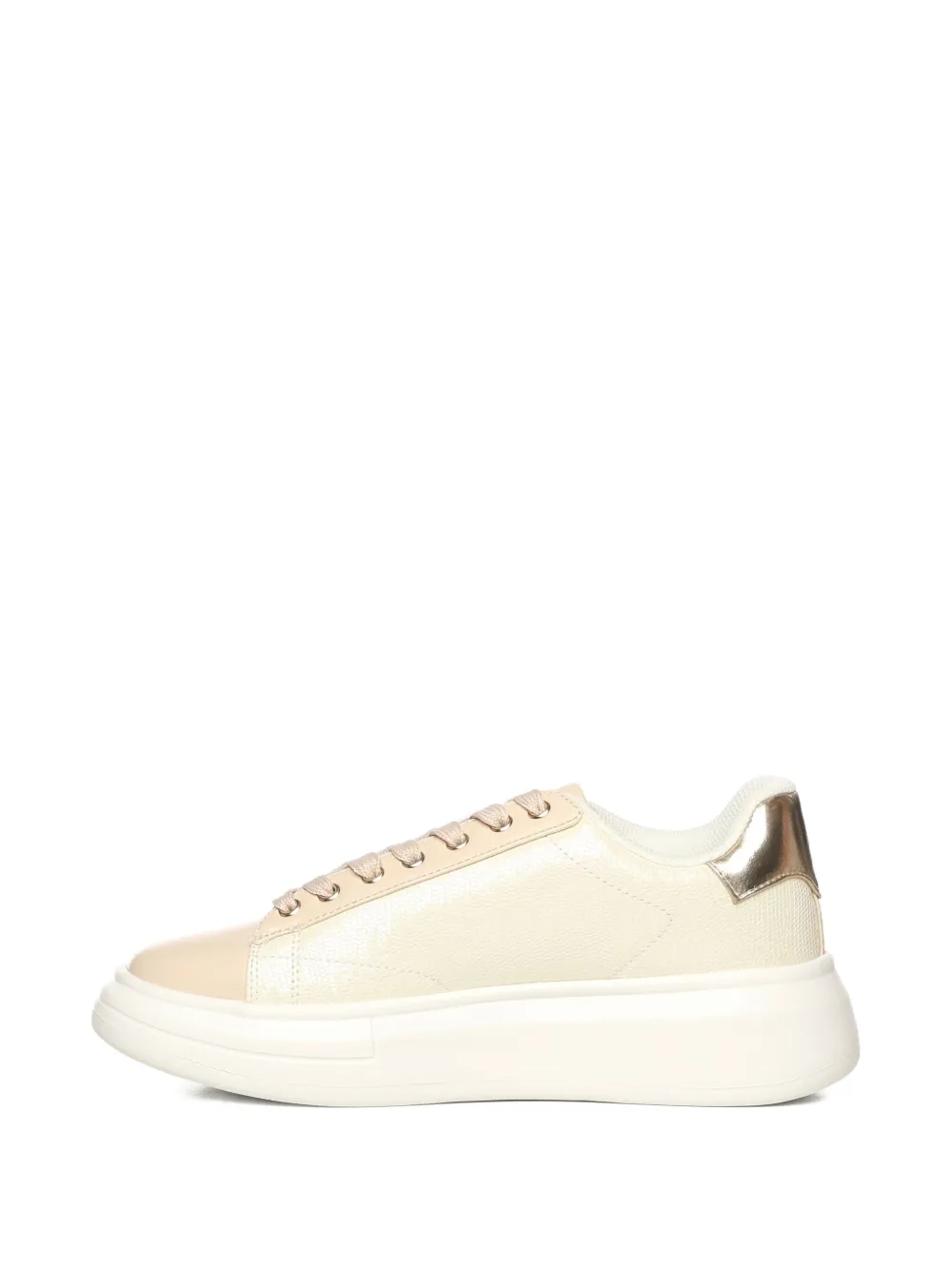 LIU JO Sneakers met hagedissenhuid-effect Beige