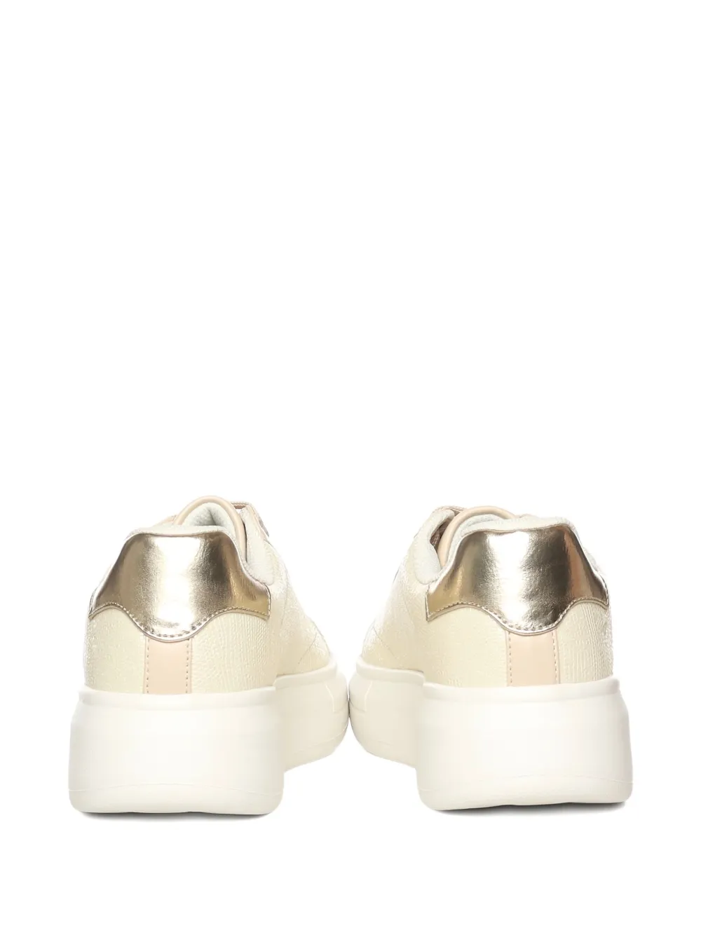 LIU JO Sneakers met hagedissenhuid-effect Beige