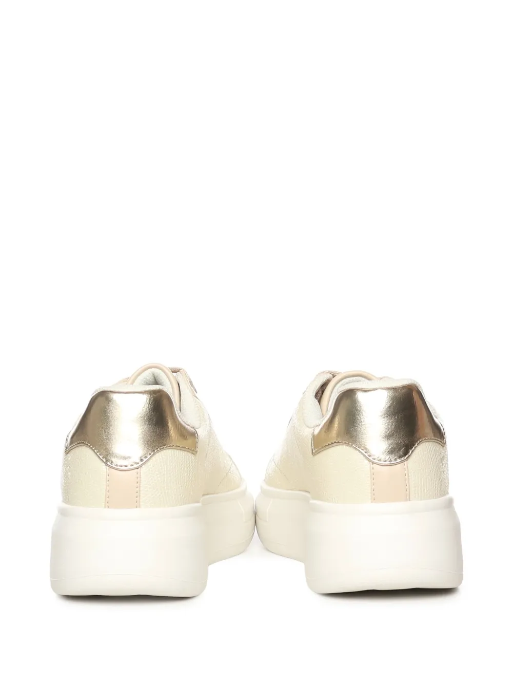  Liu Jo Lizard-effect Trainers - Neutrals 