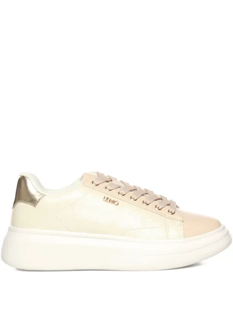 LIU JO zapatillas con efecto de piel de lagarto