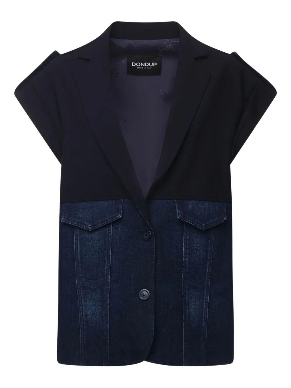 Dondup Flap-pocket Three-button Jacket In Multi
