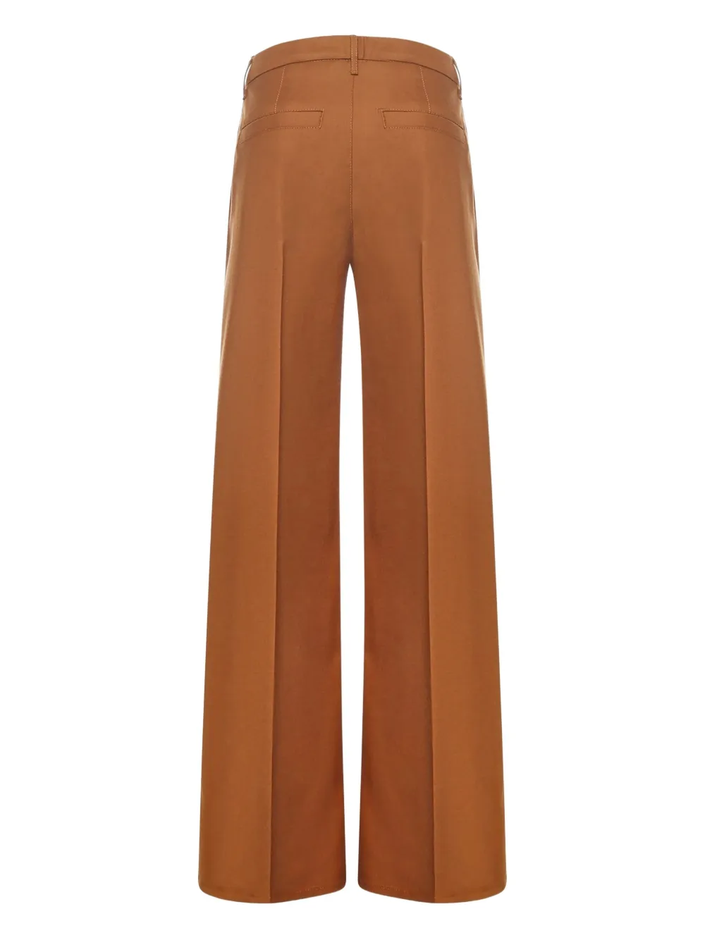 Dondup Belt Loops Wide Trousers In Brown
