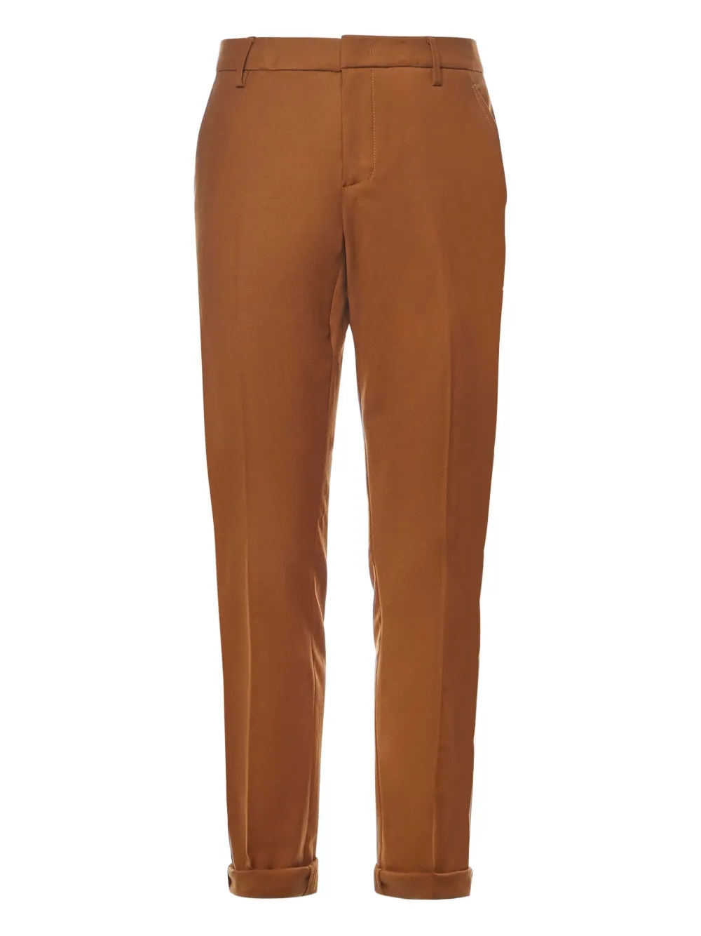 DONDUP belt loops side pockets trousers | Brown | Image 1