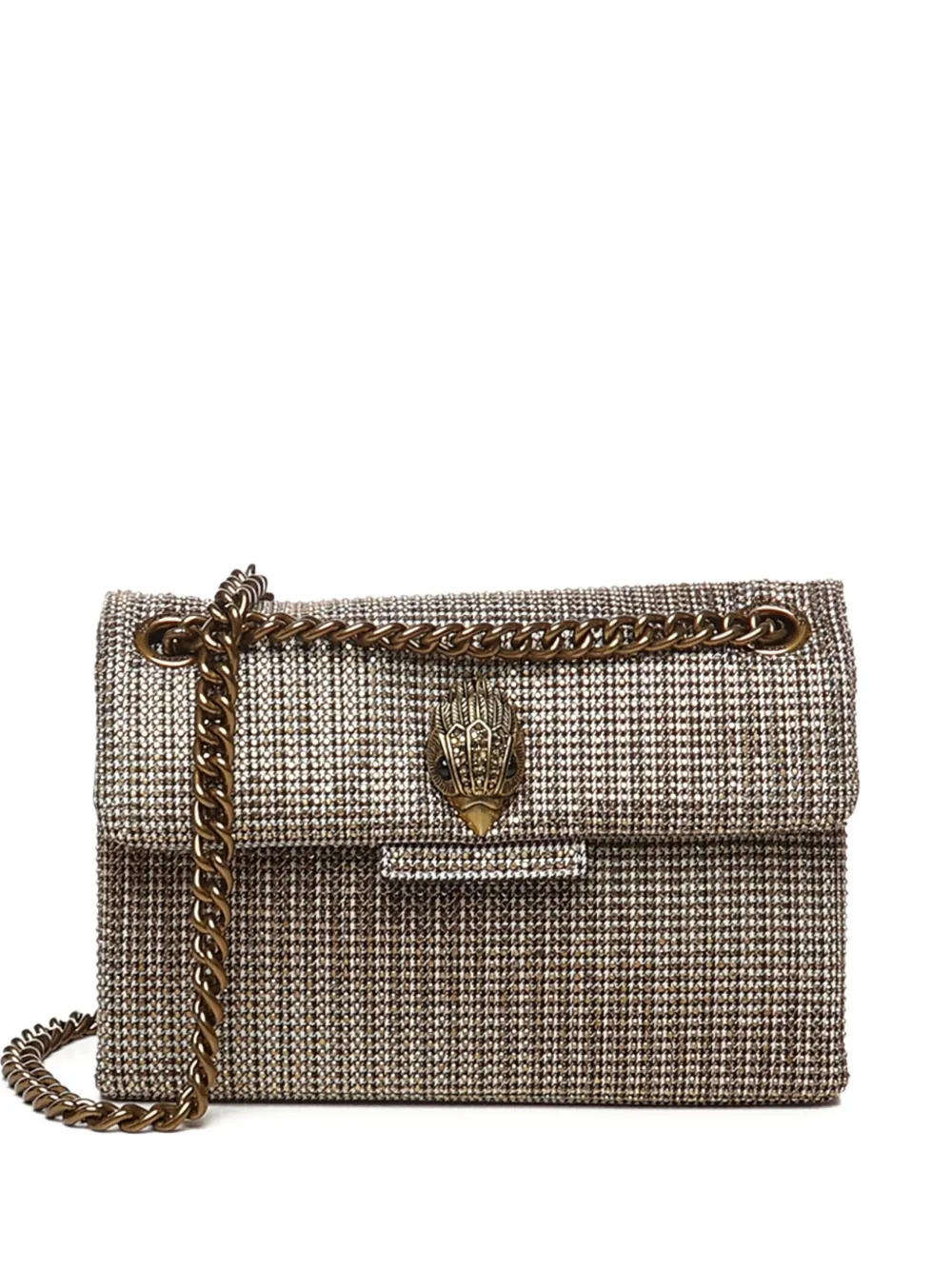 Kurt Geiger Kensington Small Chain Shoulder Bag In Brown