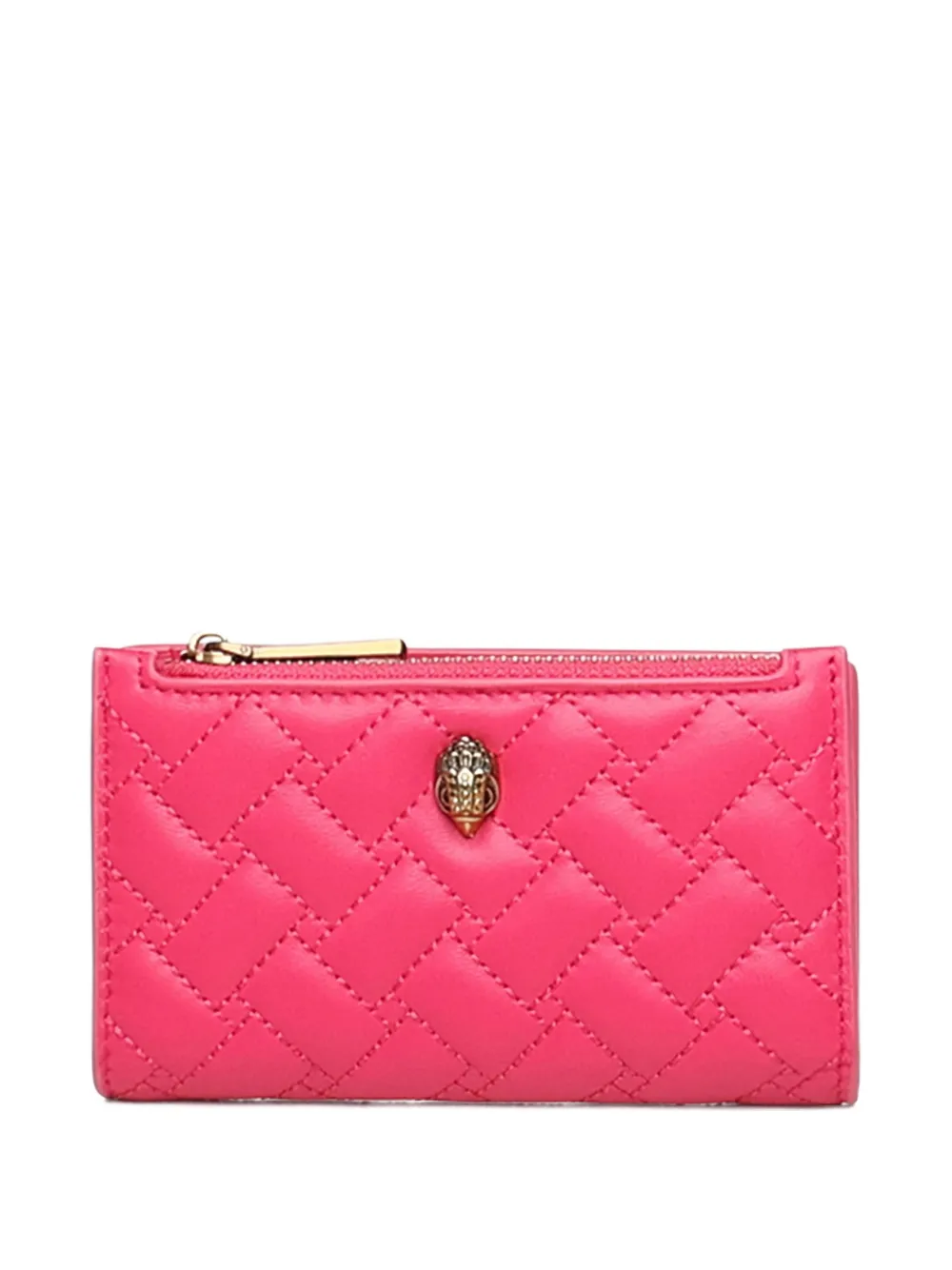 Kurt Geiger London quilted zip wallet - Rosa