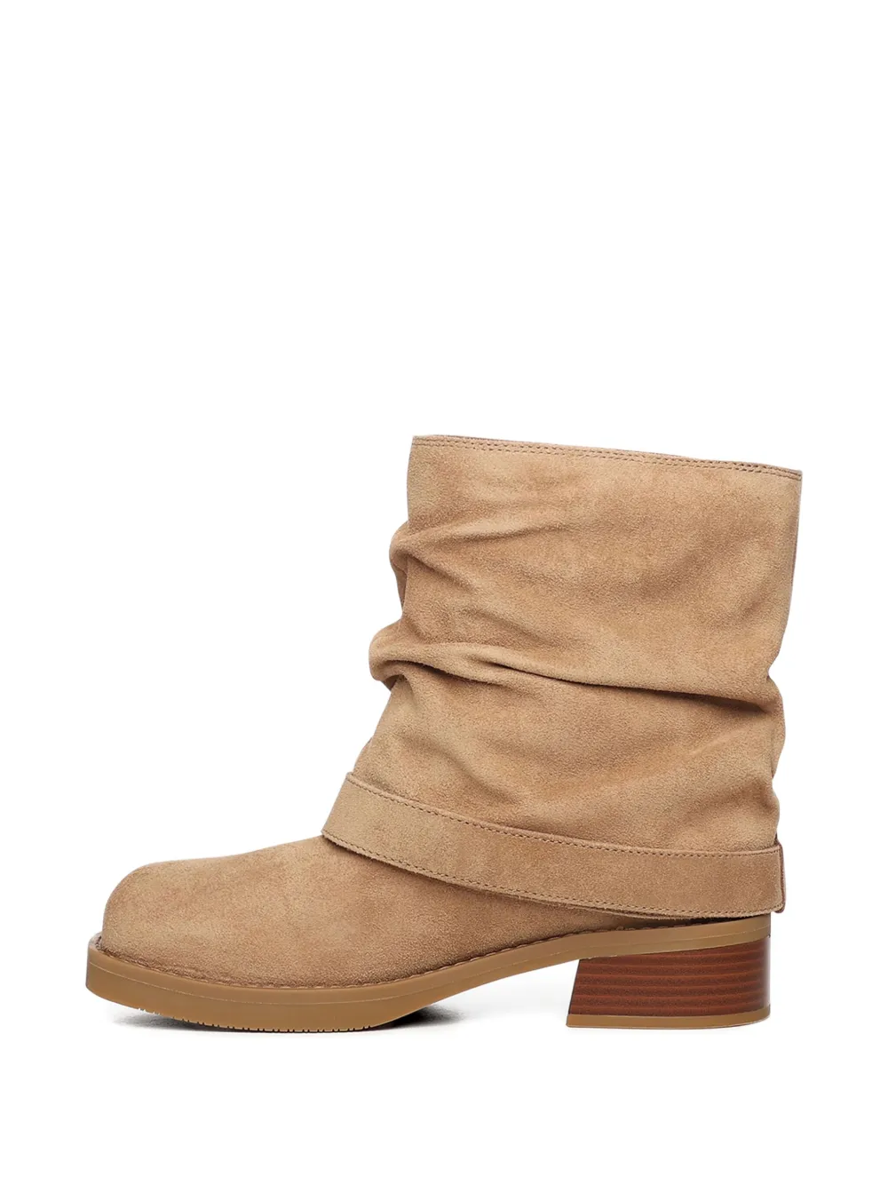 Michael Michael Kors Colby Leather Ankle Boot In Brown