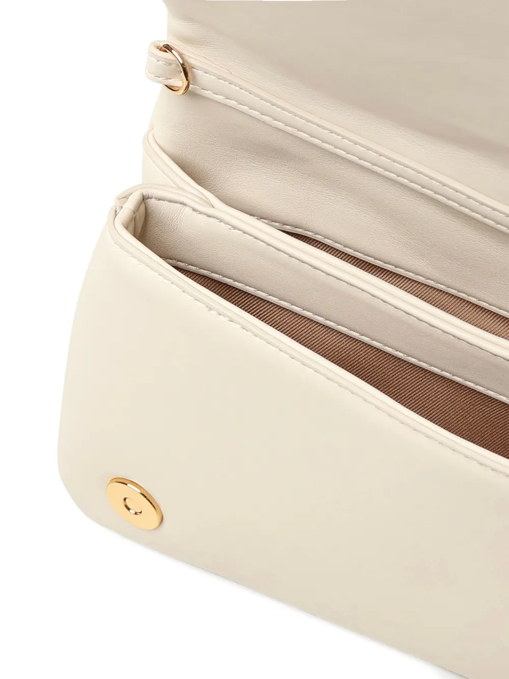 Love Moschino Schoudertas met logo Beige