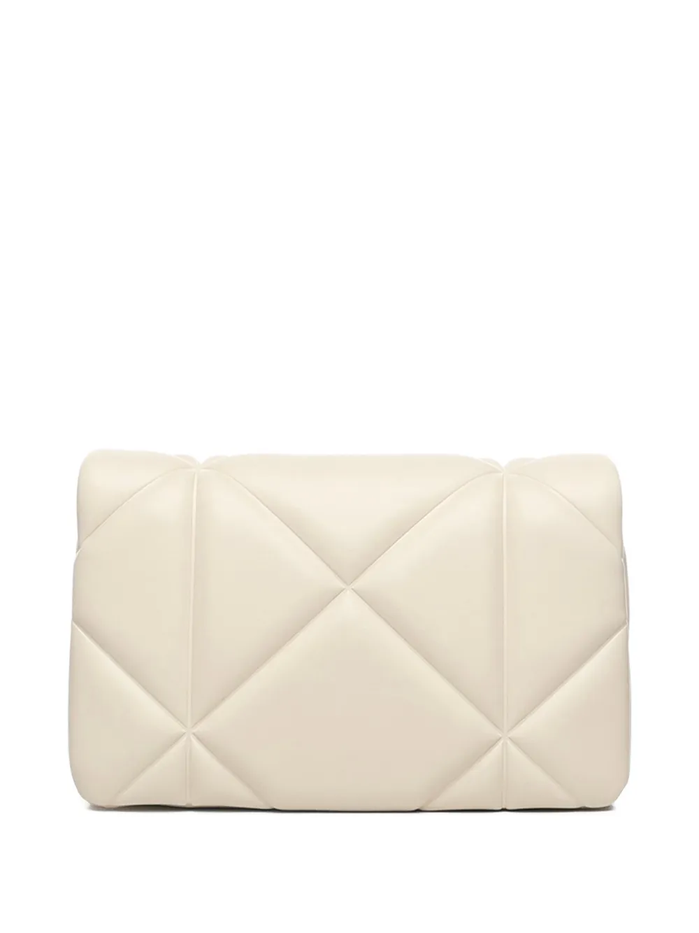 Love Moschino quilted logo shoulder bag - Beige