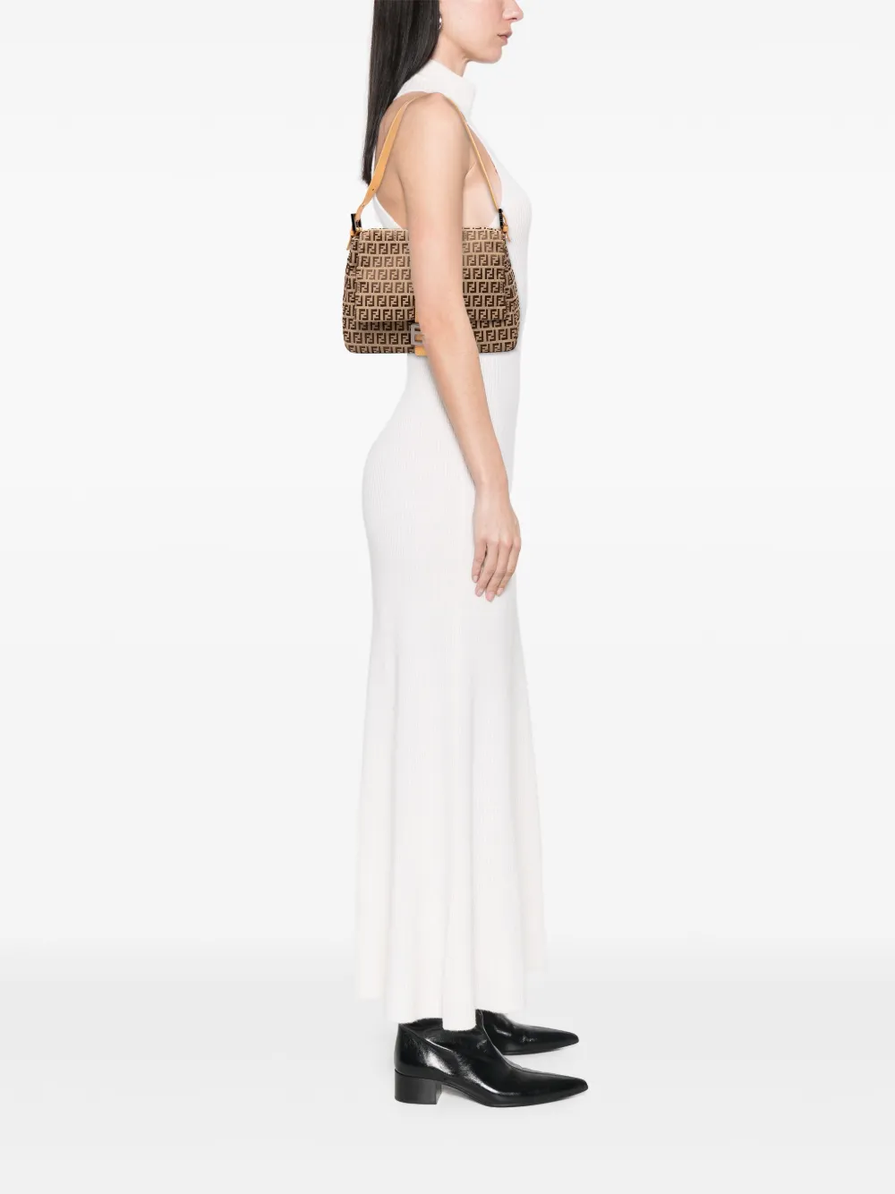 Fendi Pre-Owned 2000-2010 Zucchino Canvas Mamma Forever shoulder bag | Pre-Owned | Image 2