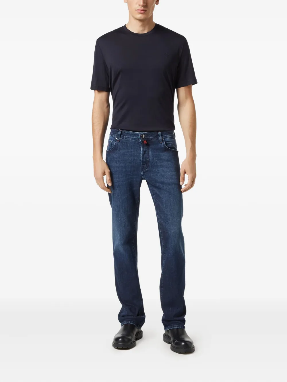Jacob Cohen Academy Buttoned Jeans In Blue