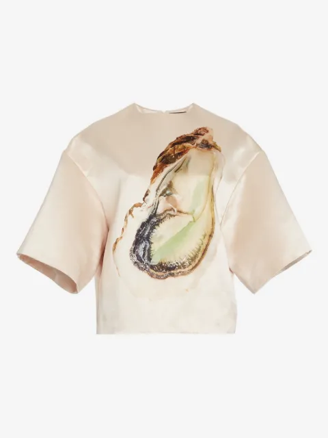 A.W.A.K.E. Mode oyster-print blouses