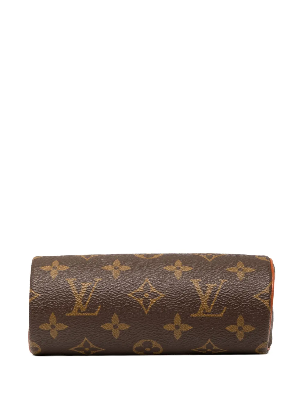 Pre-owned Louis Vuitton 1990-2025 Monogram Papillon Pochette Handbag In Brown