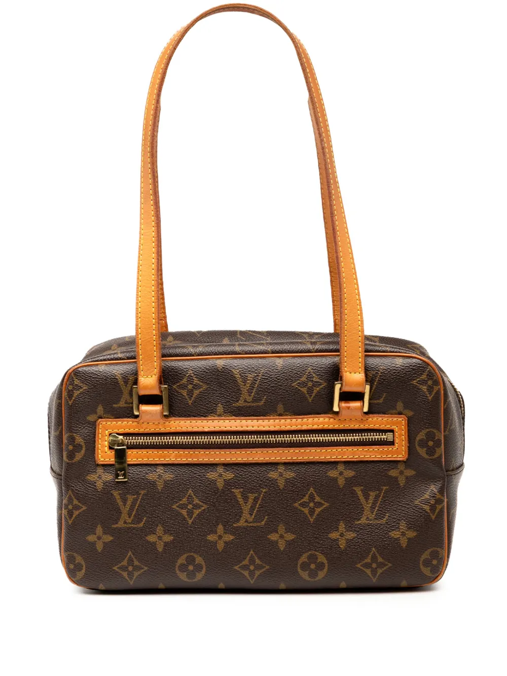 Louis Vuitton Pre-Owned 2002 モノグラム シテ MM ショルダーバッグ - ブラウン Louis Vuitton Pre-Owned 2002 モノグラム シテ MM ショルダーバッグ - ブラウン