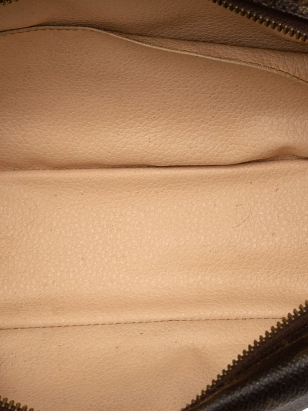 Pre-owned Louis Vuitton 1991 Monogram Trousse Toilette 28 Clutch Bag In Brown