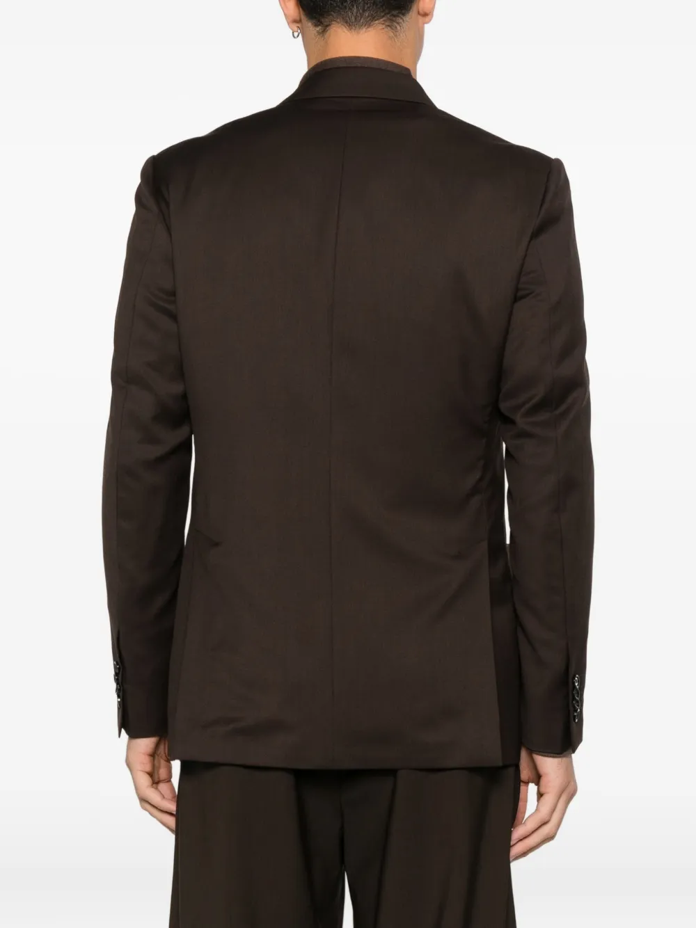 Lardini Blazer met knoopsluiting Bruin