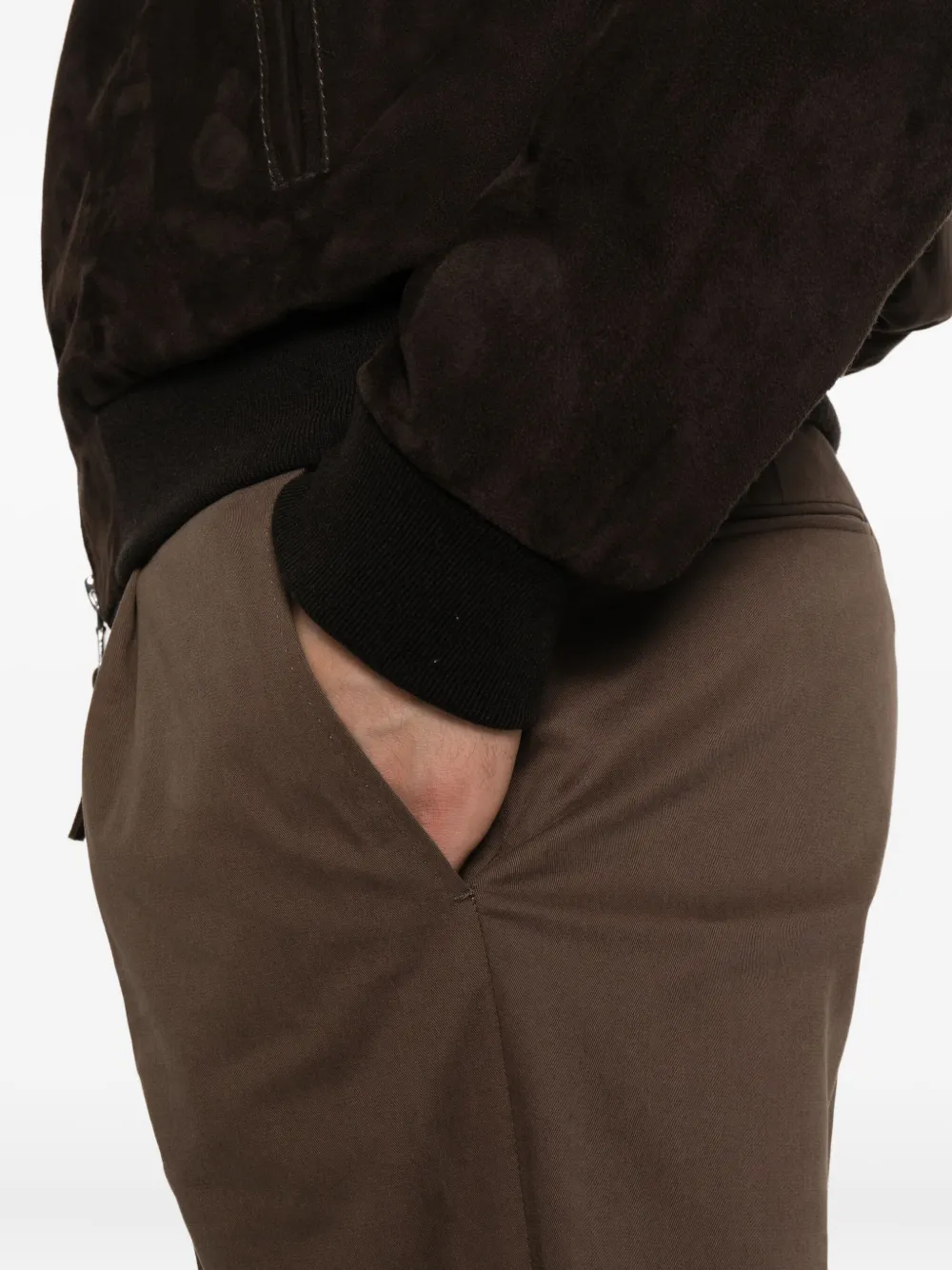 Zegna Plooibroek Bruin