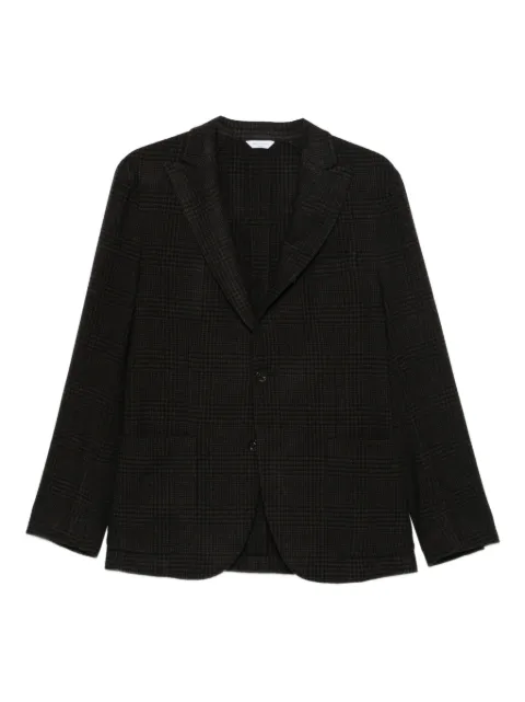 Boglioli check-patterned single-breasted blazer