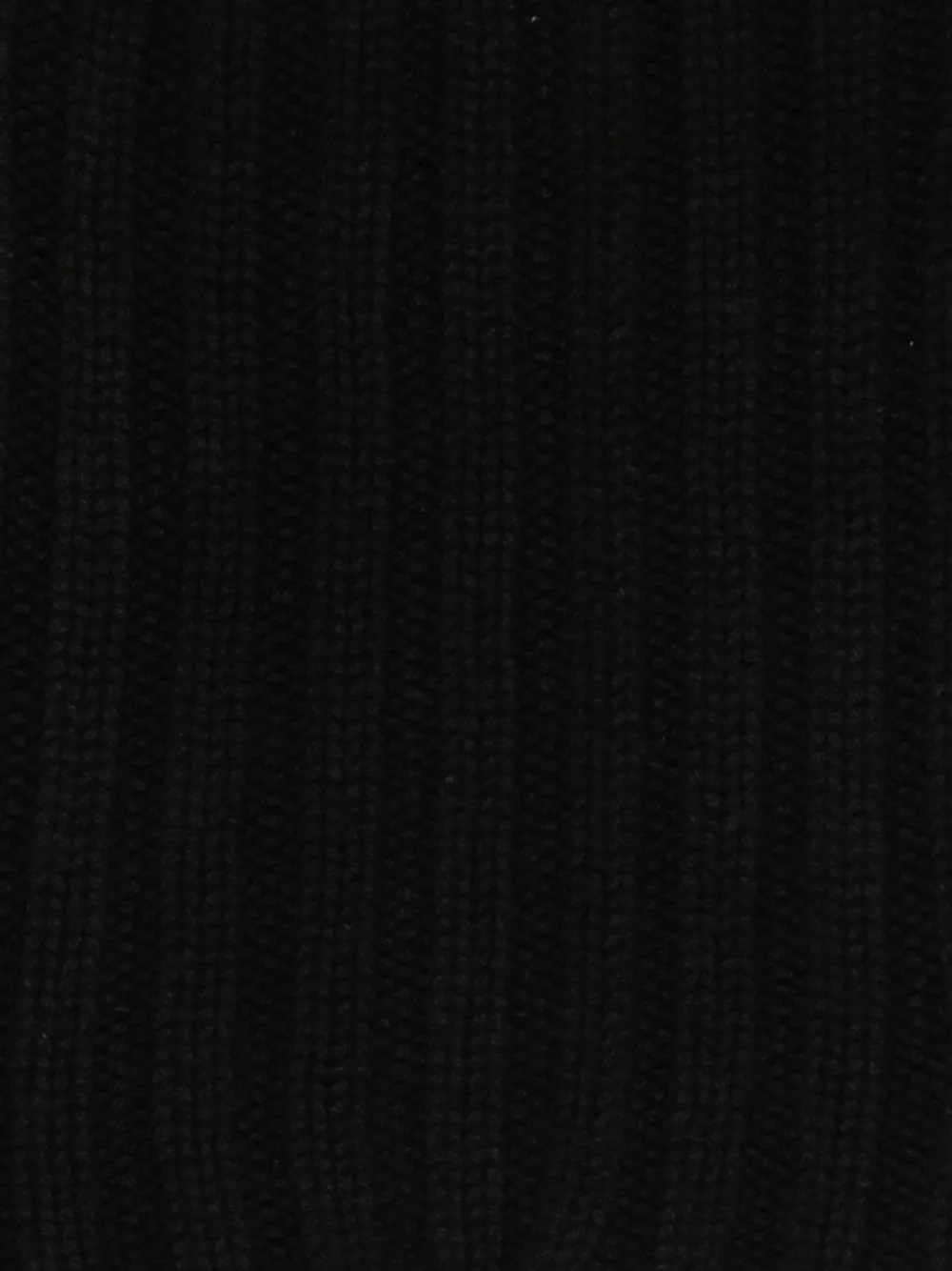 Dell'oglio ribbed scarf - Zwart