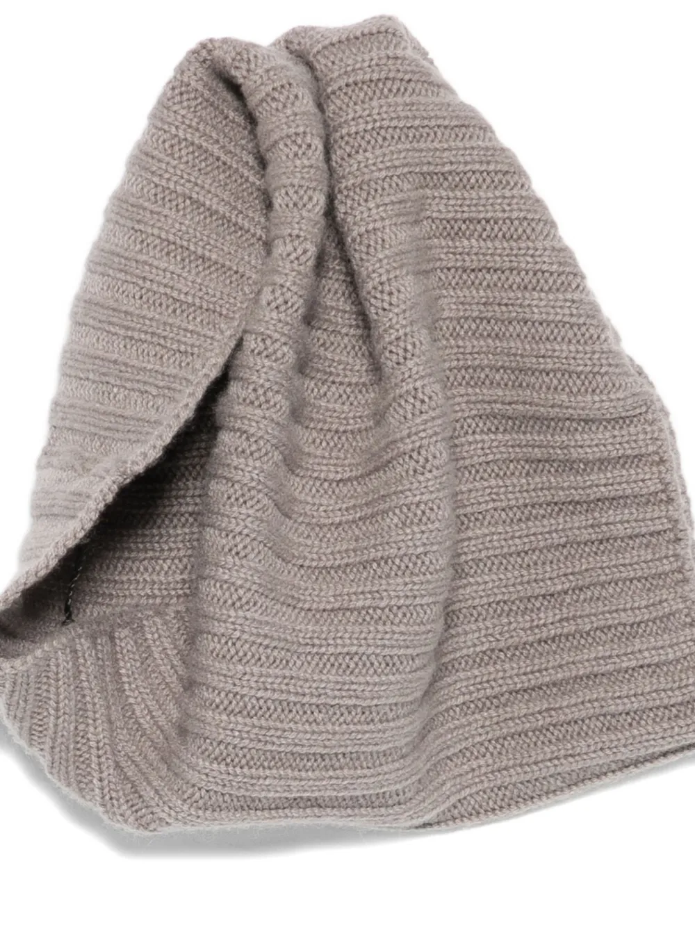 Dell'oglio Geribbelde sjaal Beige