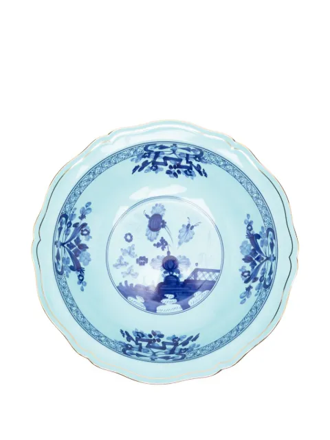 GINORI 1735 صينية مستديرة عميقة بزهور (35 سم)