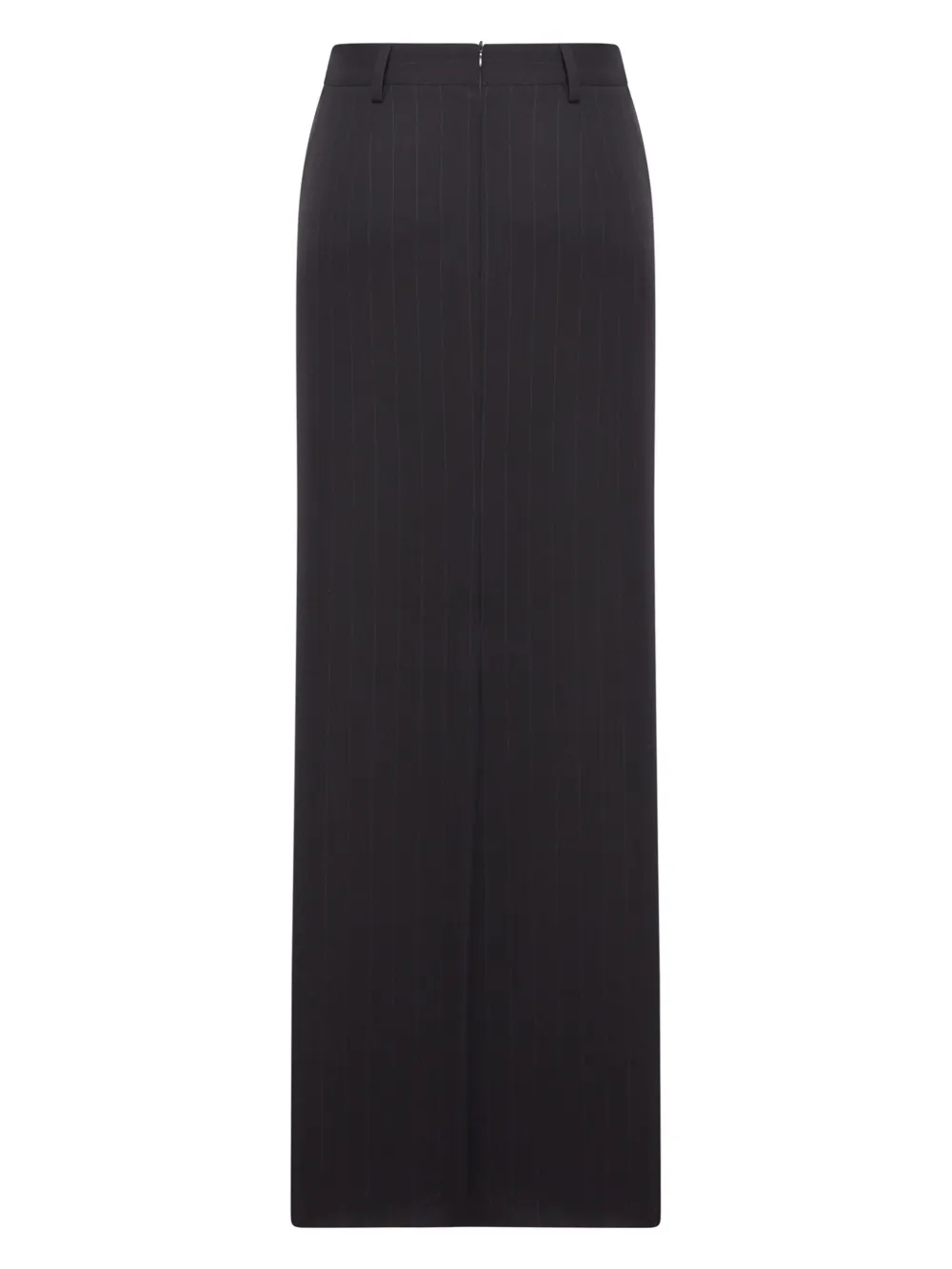  The Nina Studio Pinstripe Pencil Maxi Skirt - Black 