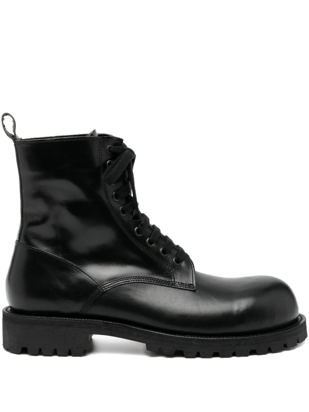 Comme des Garçons Homme Plus leather boots Zwart