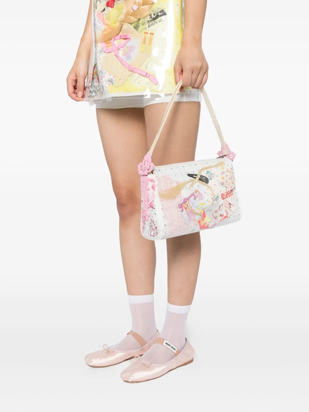 Ashley Williams Treasures schoudertas - Beige