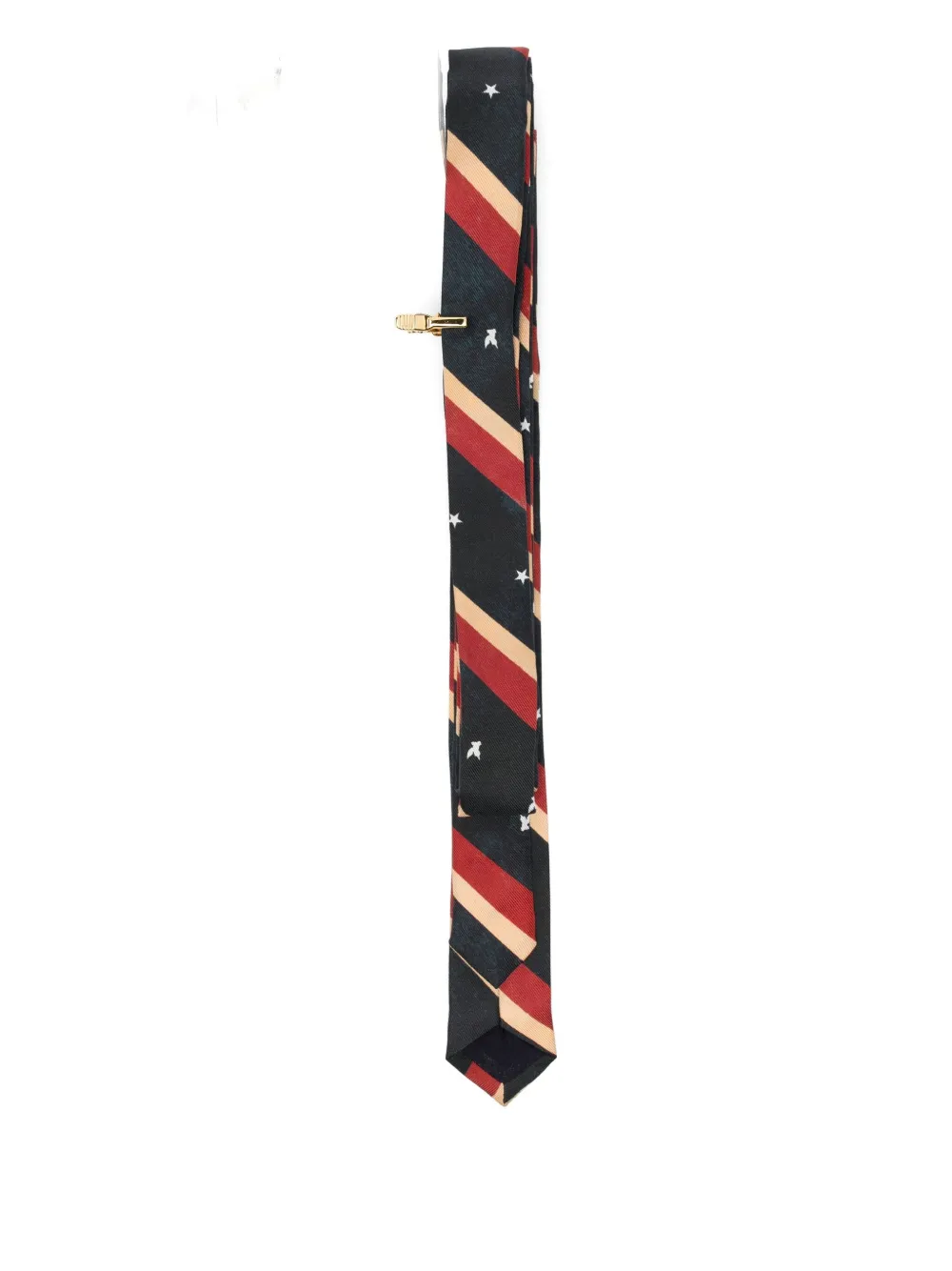 MASU striped tie - Blauw